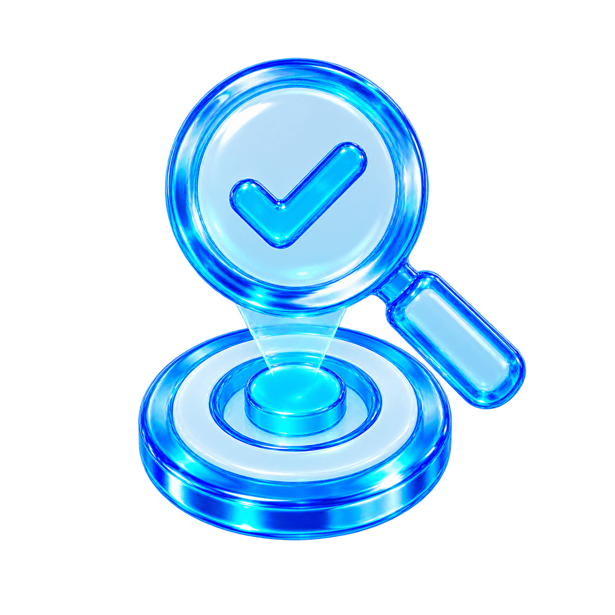 A glass magnifying lens validating a market opportunity