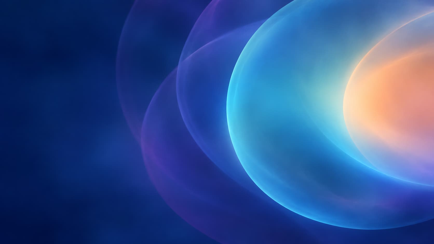 A clear cyan relationship remains after redundant violet echoes fade