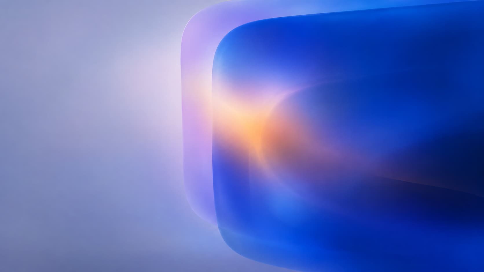 A displaced optical impression returns to one coherent blue registration.
