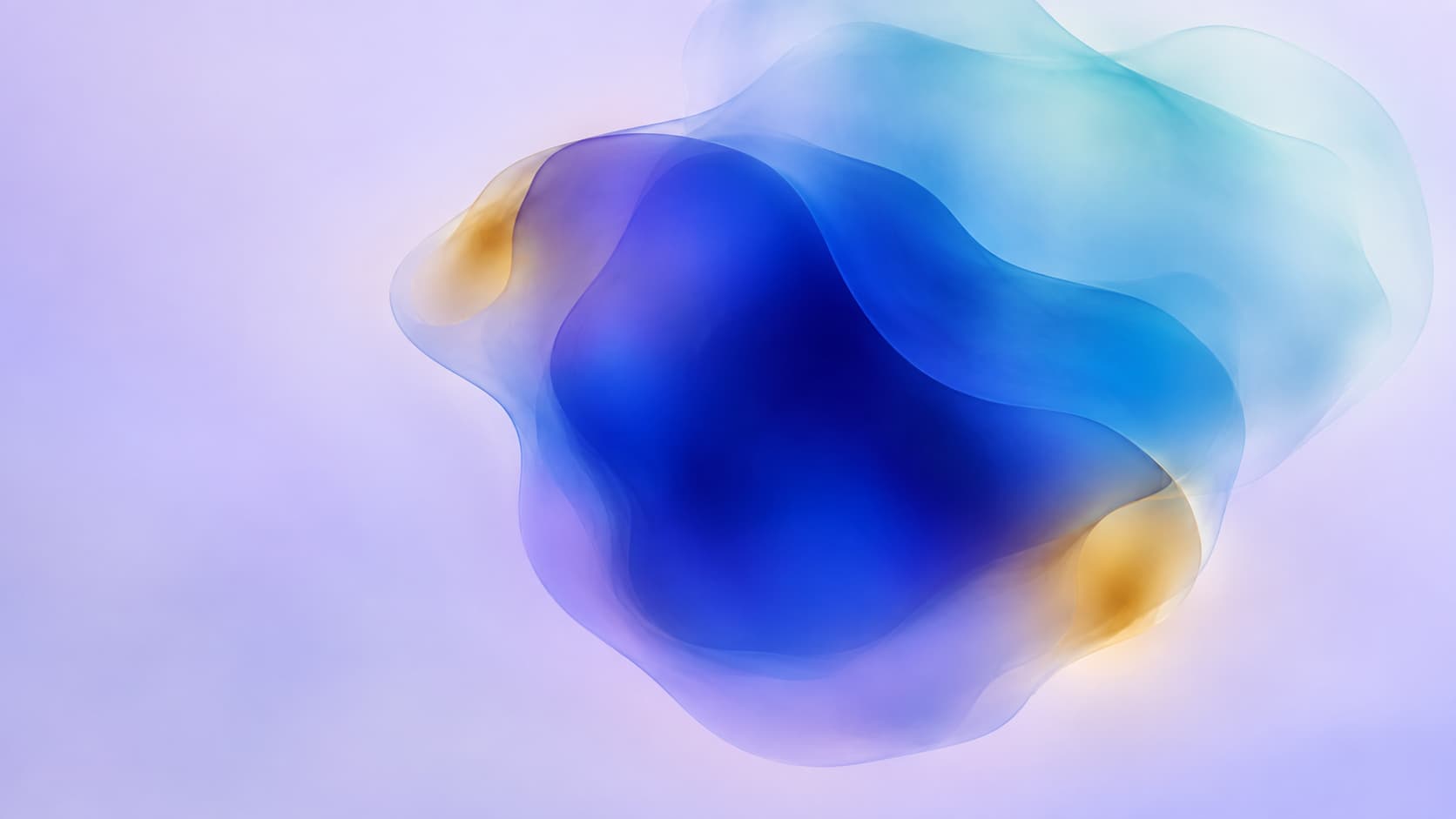 A blue optical interior and its smaller peripheral details remain visible in a second displaced exposure.