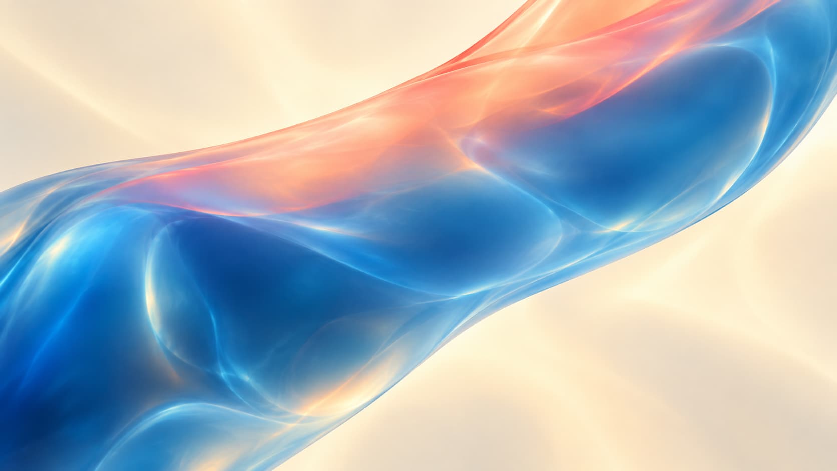 A coral tint changes the appearance of an otherwise unchanged blue optical form.