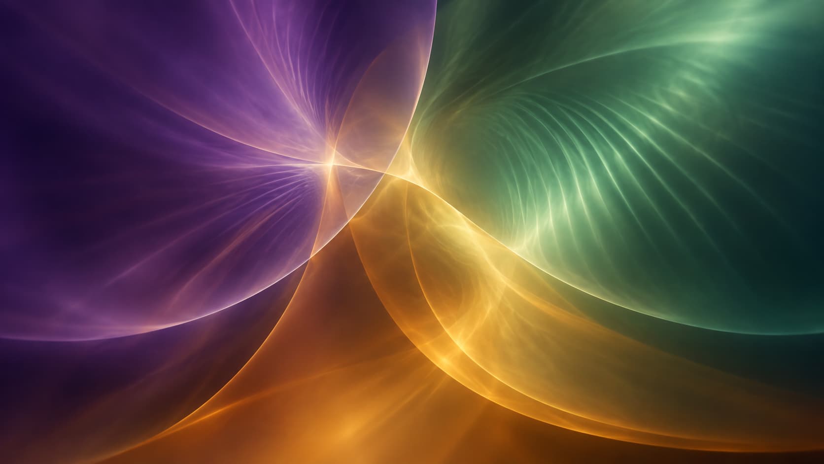 Three local optical regions reveal different intervals from a shared underlying pattern.