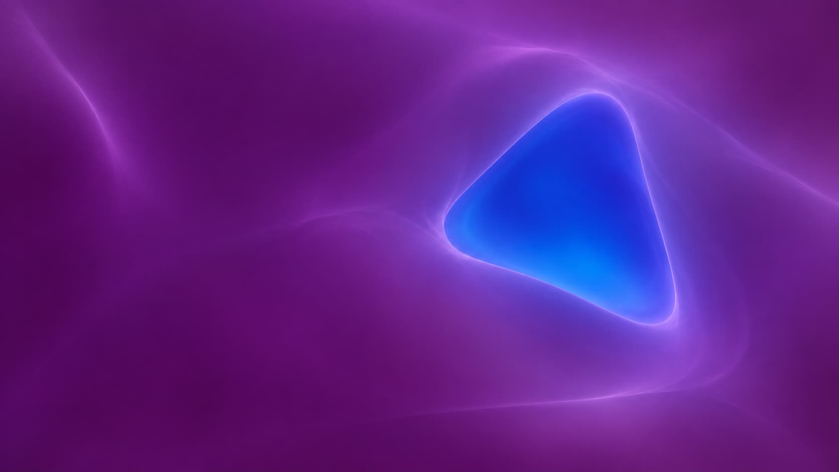 One bounded cobalt region sits within a broad violet field.