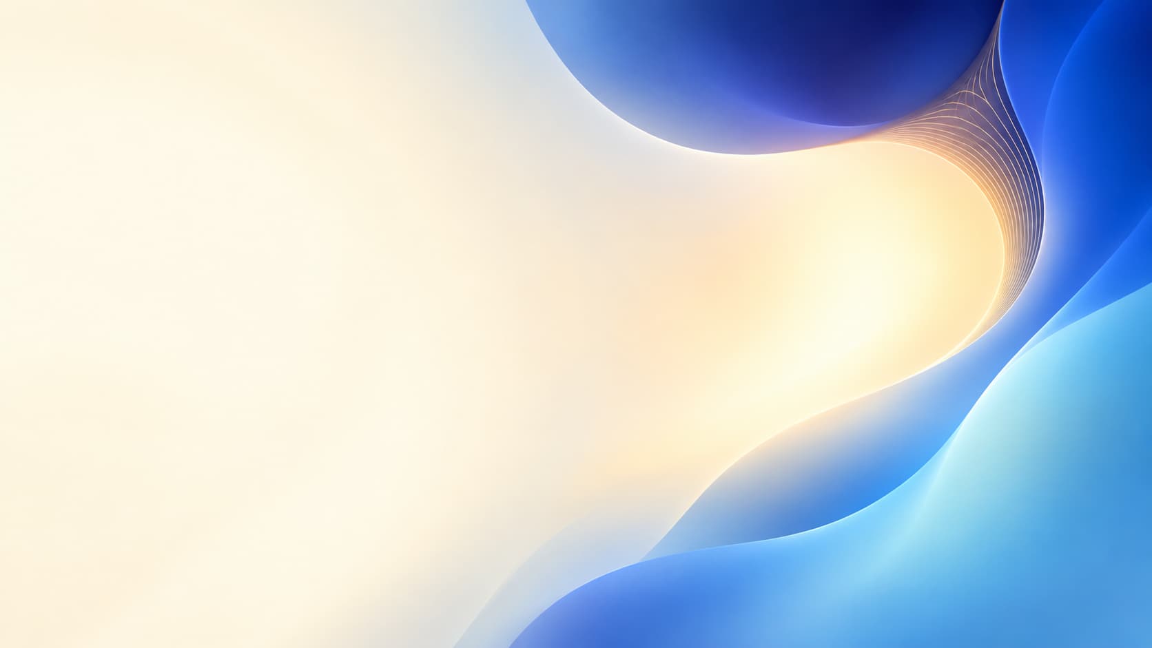 Three unequal blue texture scales gradually become clearer around an open light region.