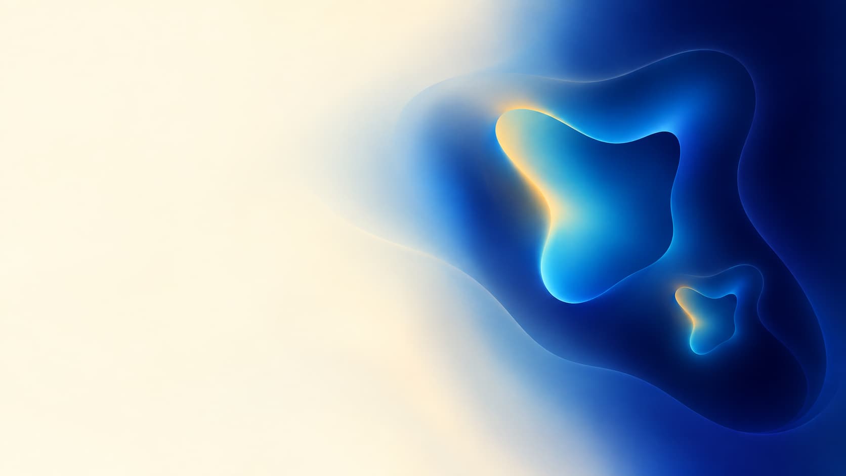Related blue optical patterns preserve the same notched shape at two scales.