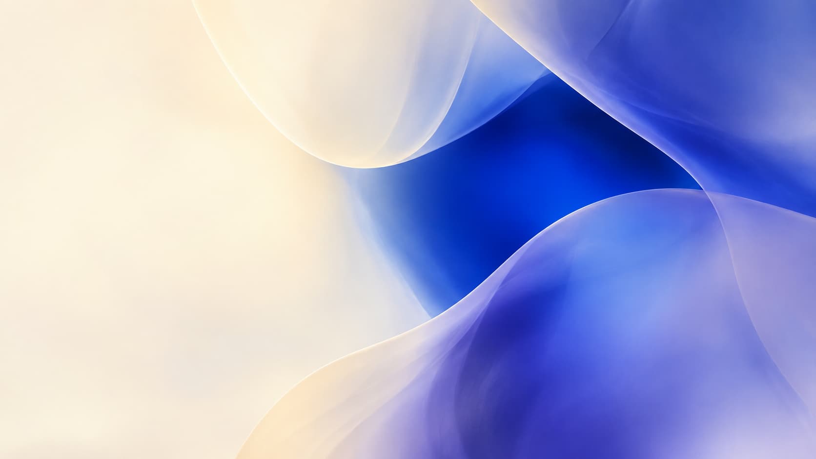 Different colour depths resolve into one clear luminous interior.