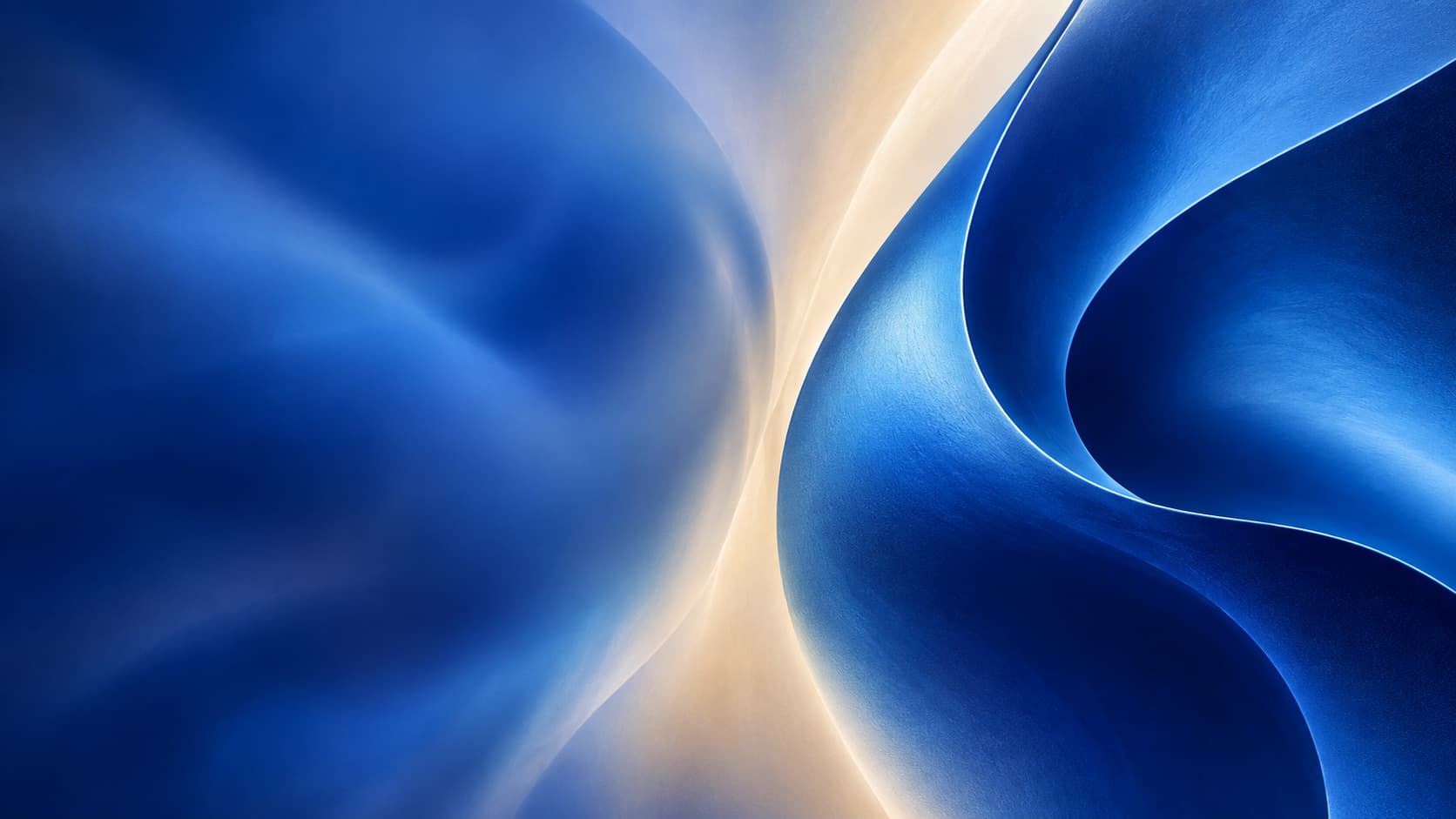Two blue optical fields reveal different internal structures under pale light.